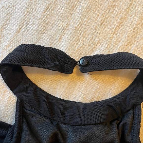 Anthropologie Let Me Be Knit Halter Maxi Dress Black Size Medium - Picture 8 of 8